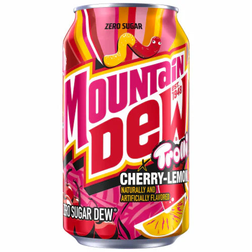 Mountain Dew Trolli Cherry Lemonade ZERO SUGAR Can (12oz)
