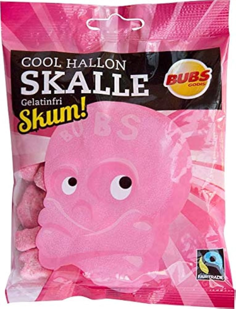 Swedish Candy Bubs Raspberry (90g)