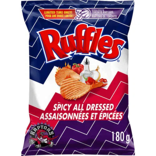 Ruffles Spicy All Dressed Flavored Chips