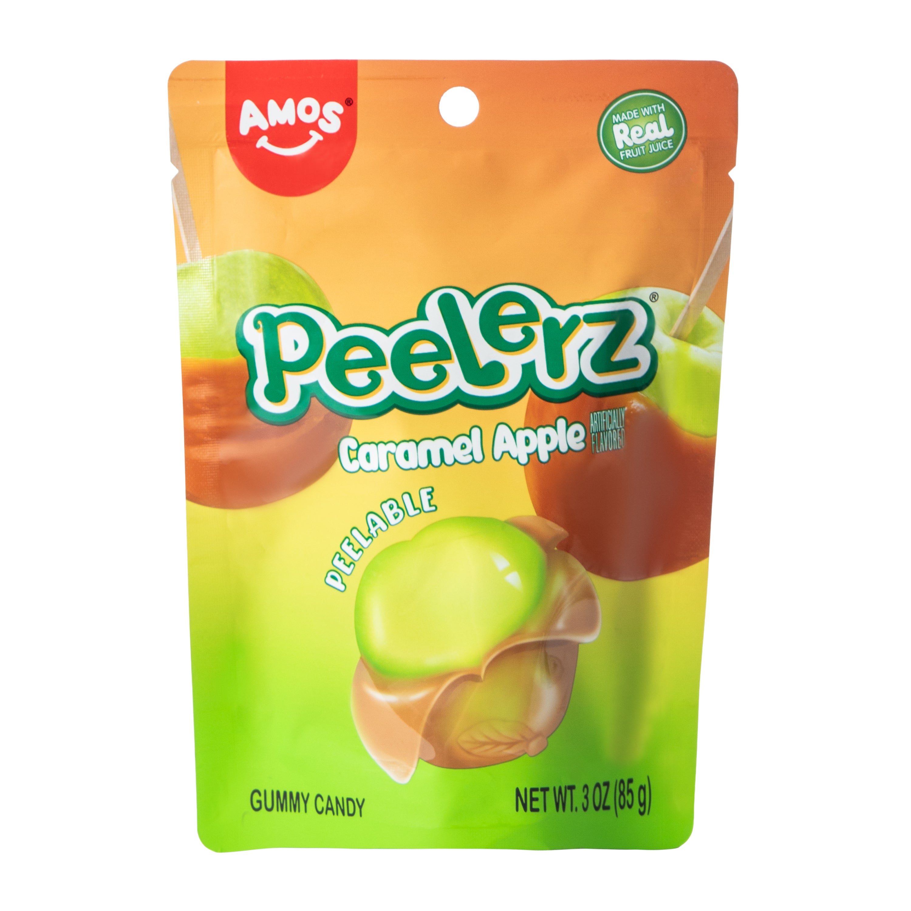 Amos Peelerz Caramel Apple Gummies (3oz)