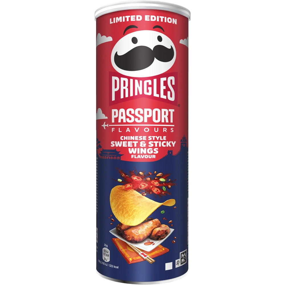 Pringles Passport Sweet and Sticky Wings (165g) VEGETARIAN!