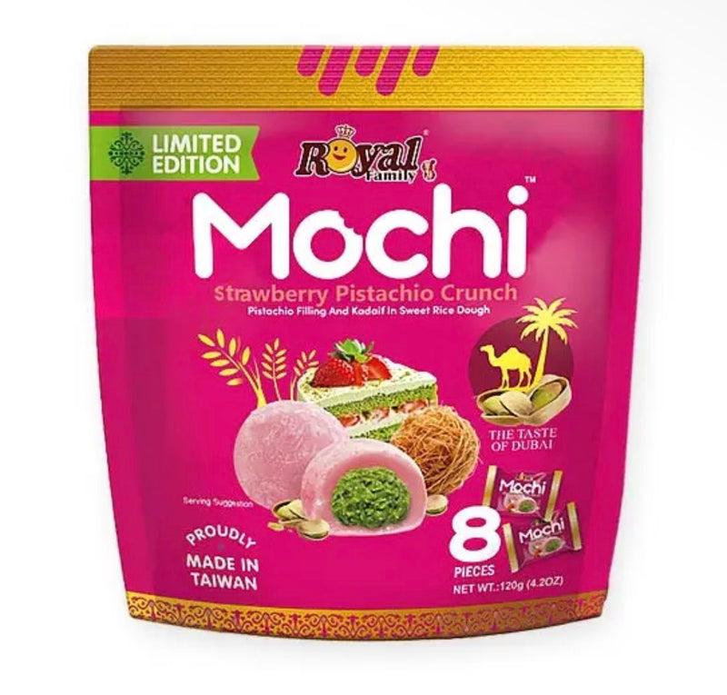 Royal Mochi Strawberry Dubai Chocolate (8 Pieces)