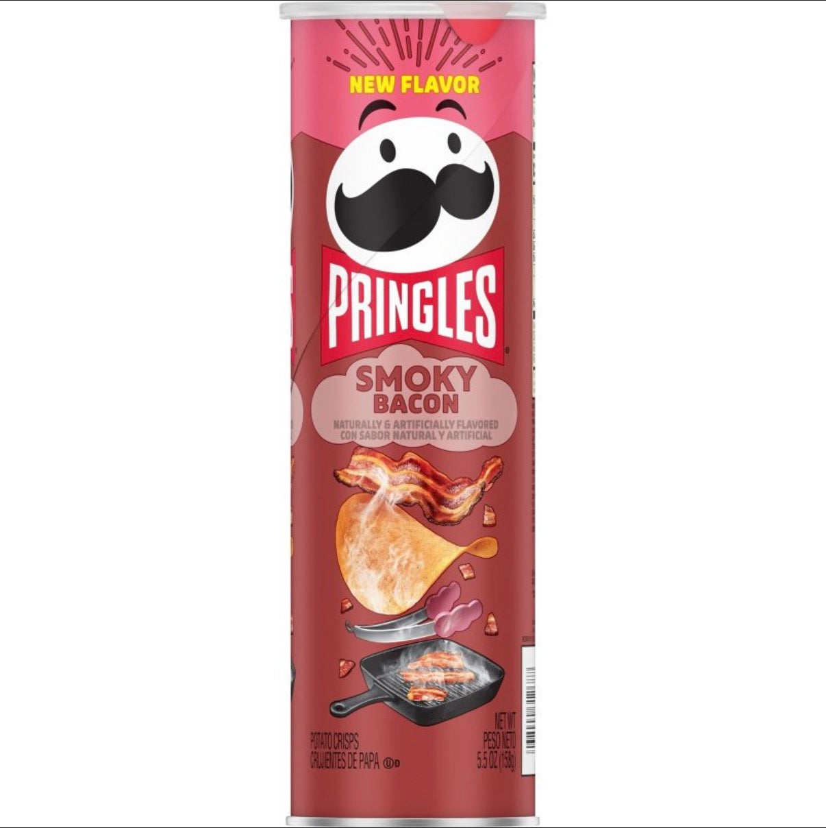 Pringles Smoky Bacon (158g)