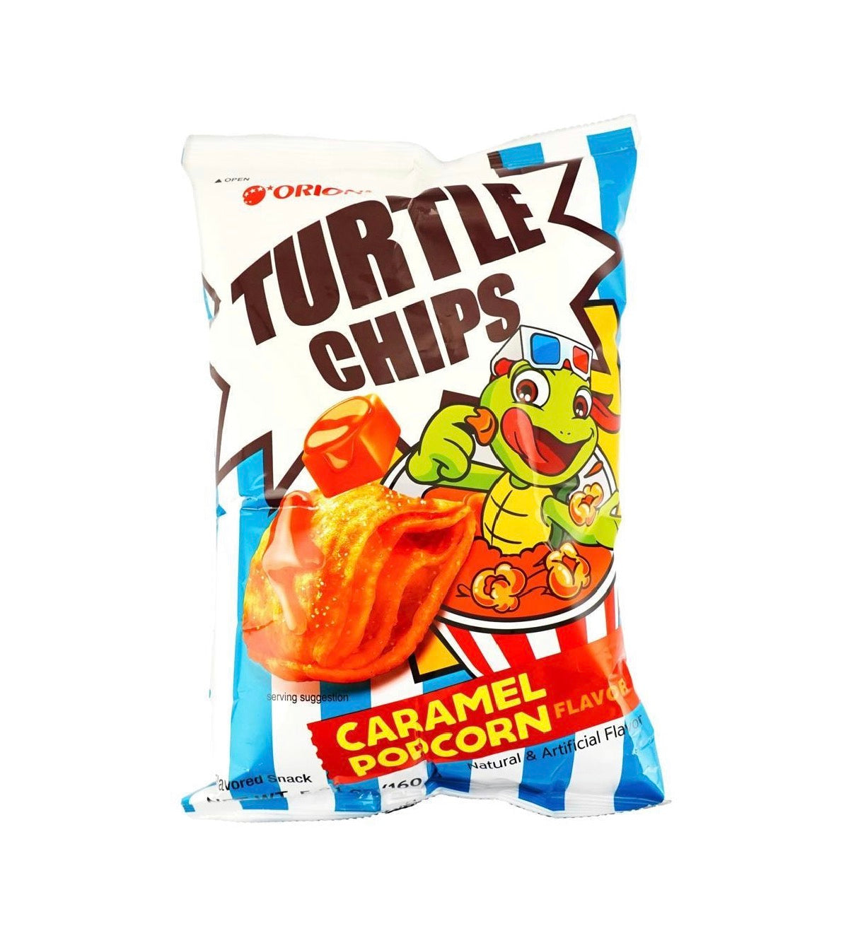 Turtle Chips Caramel Popcorn Flavor (160g)