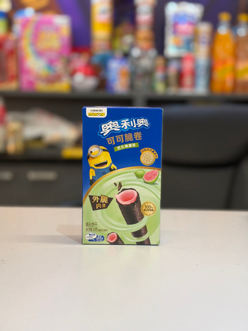Oreo Wafer Rolls Guava & Green Grape (50g)