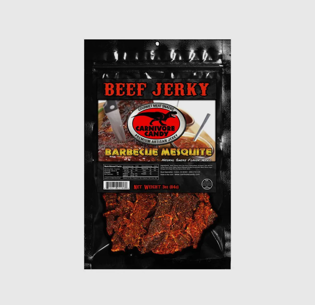 Brisket Beef Jerky BBQ Flavored (3oz)