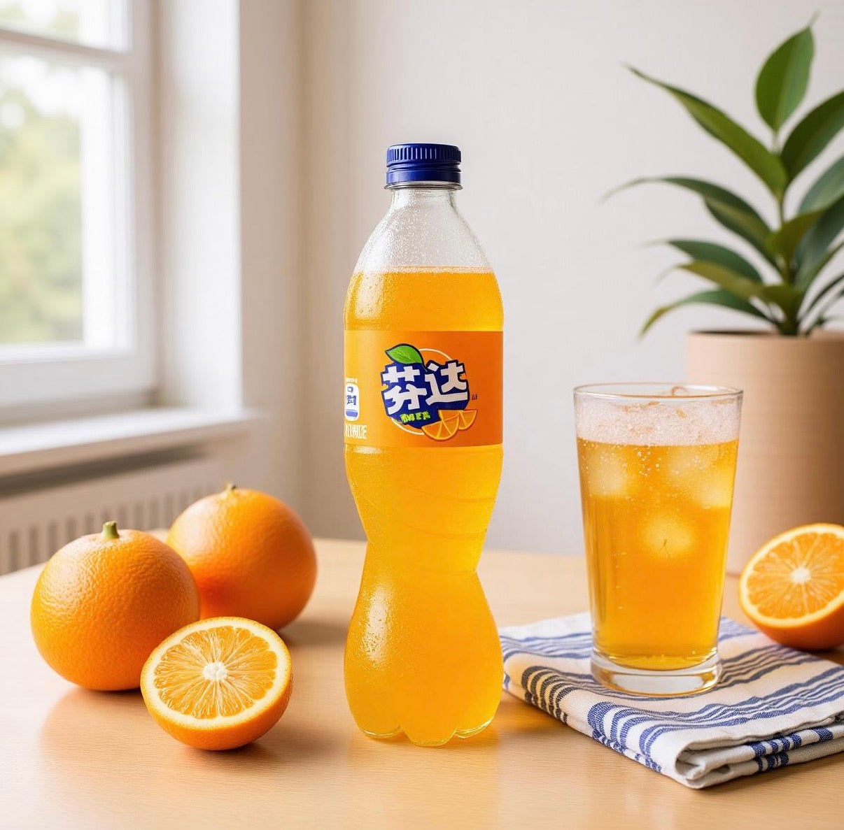 Fanta Orange Soda (Chinese Version) (500ml)