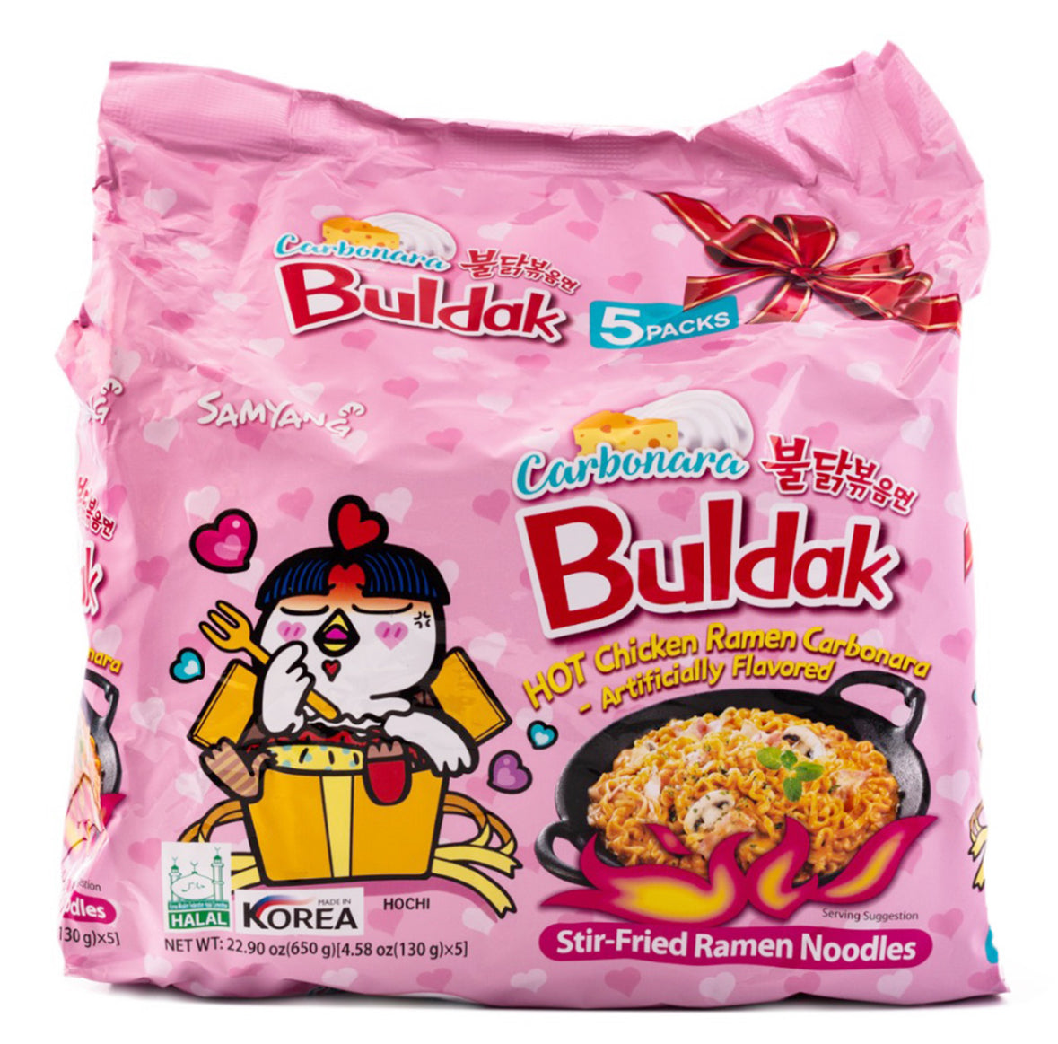 Buldak Ramen Carbonara (Halal) 5 Pack!