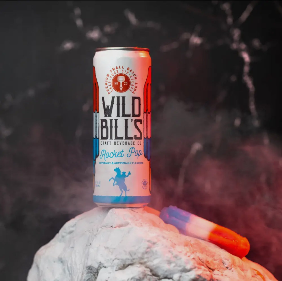 Wild Bills Rocket Pop Pure Cane Sugar Soda!!