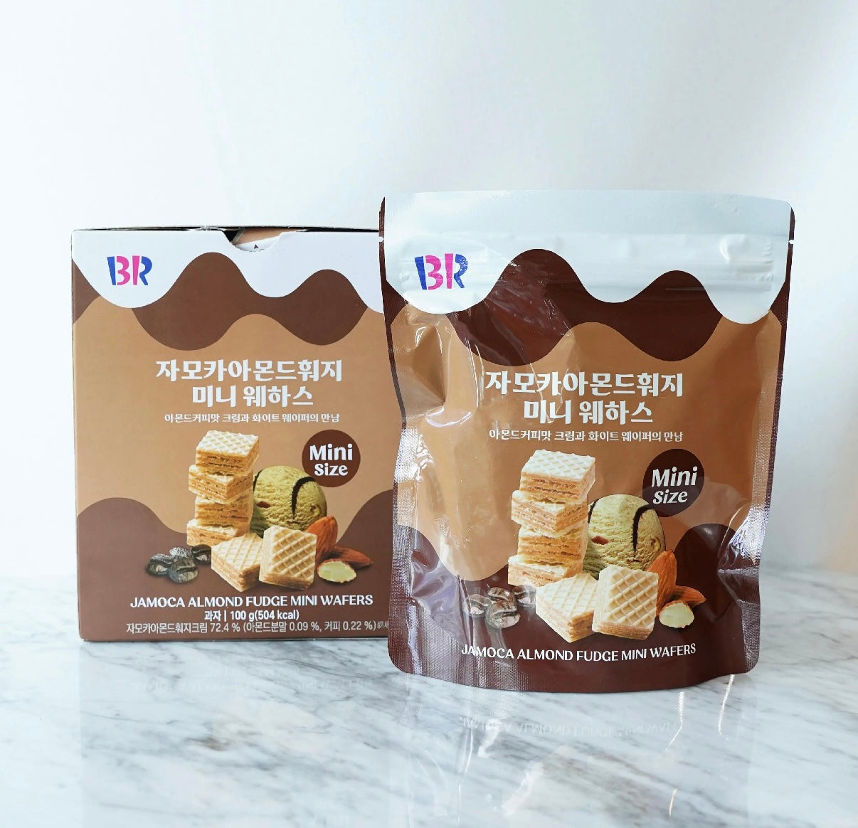 Baskin Robbins Mini Wafers Jamoca Almond Flavor (100g)