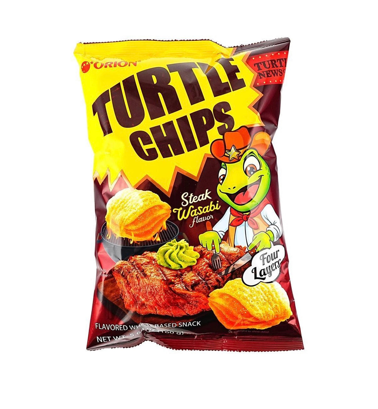 Turtle Chips Steak & Wasabi (160g)