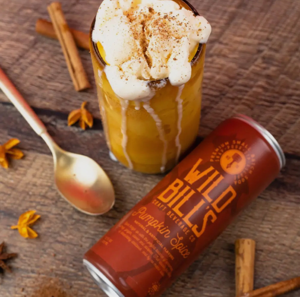 Wild Bills Pumpkin Spice Pure Cane Sugar Soda!! (12oz)