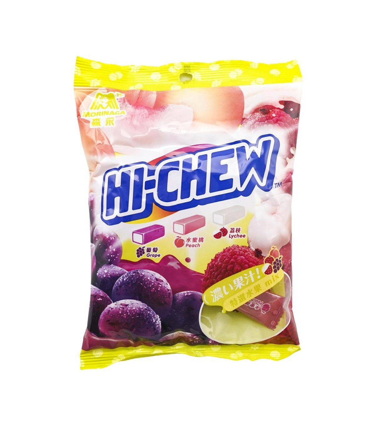 Hi-Chew Grape, Peach, Lychee (110g)