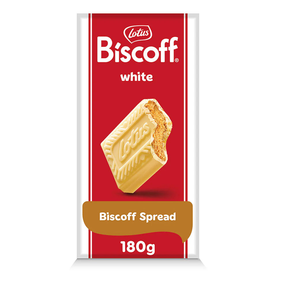 Lotus Biscoff White Chocolate w/ Cookie Butter (180g)
