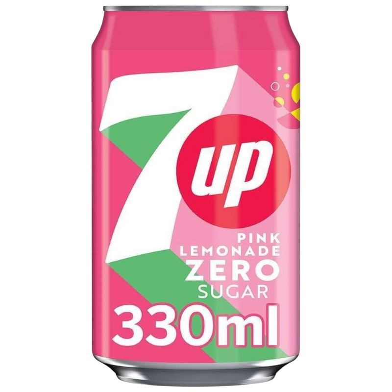 7up Pink Lemonade Zero Sugar (330ml)