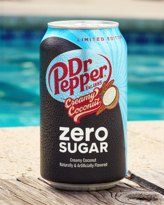 Dr. Pepper Creamy Coconut Zero Sugar (12oz)