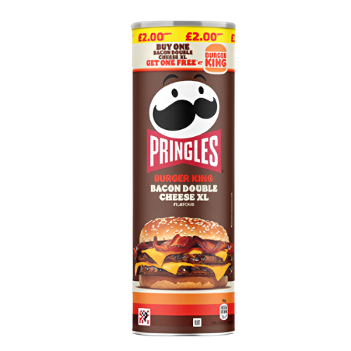 Pringles Burger King Bacon Double Cheeseburger (165g)