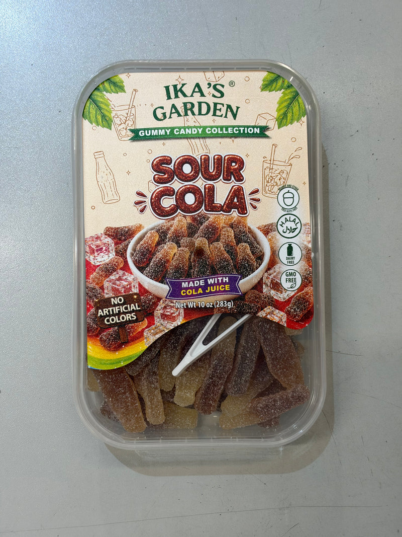 Ika’s Garden Sour Cola Gummies (283g) (Gluten Free!)