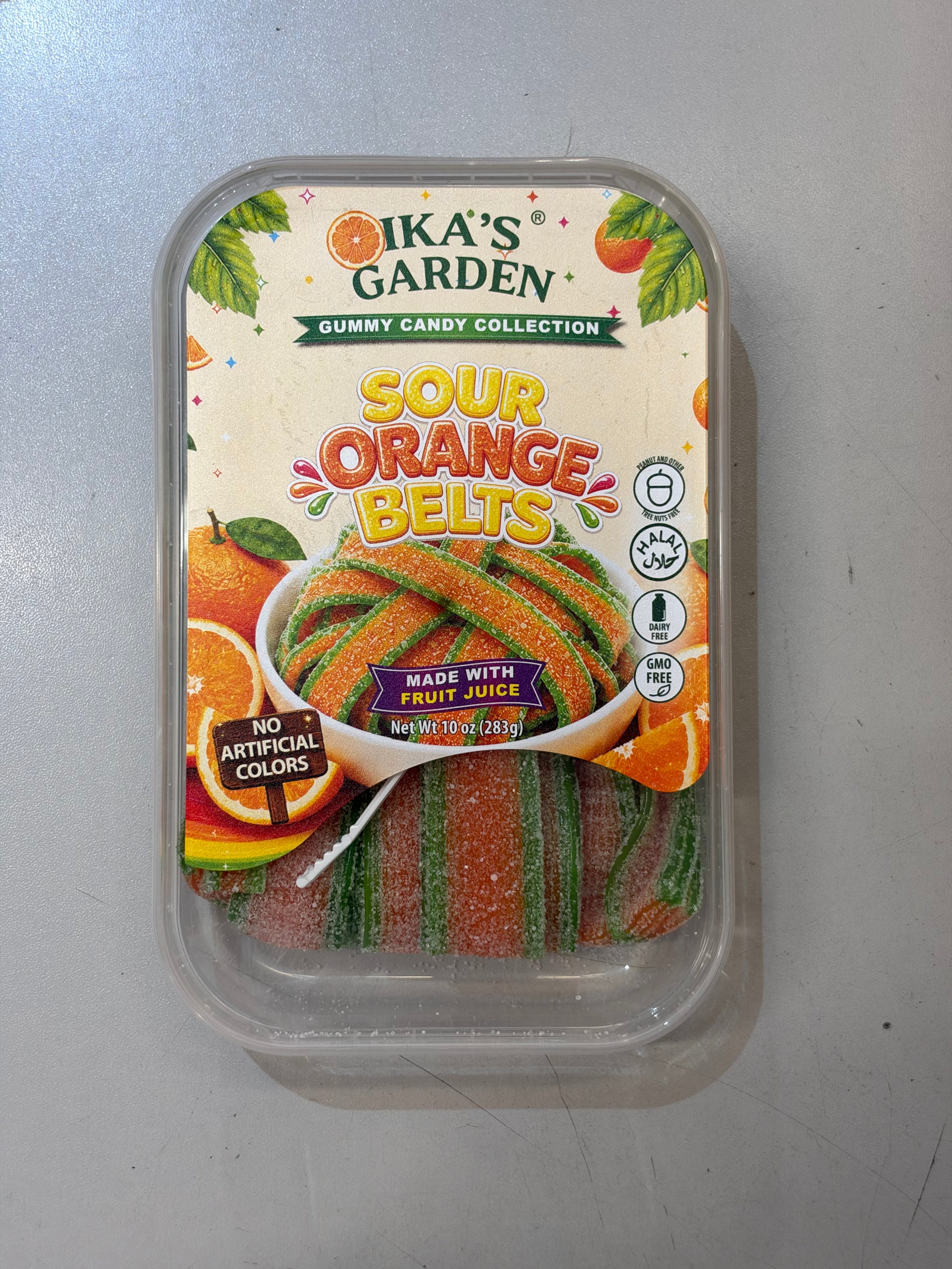 Ika’s Garden Sour Orange Belts (283g) (Gluten Free!)