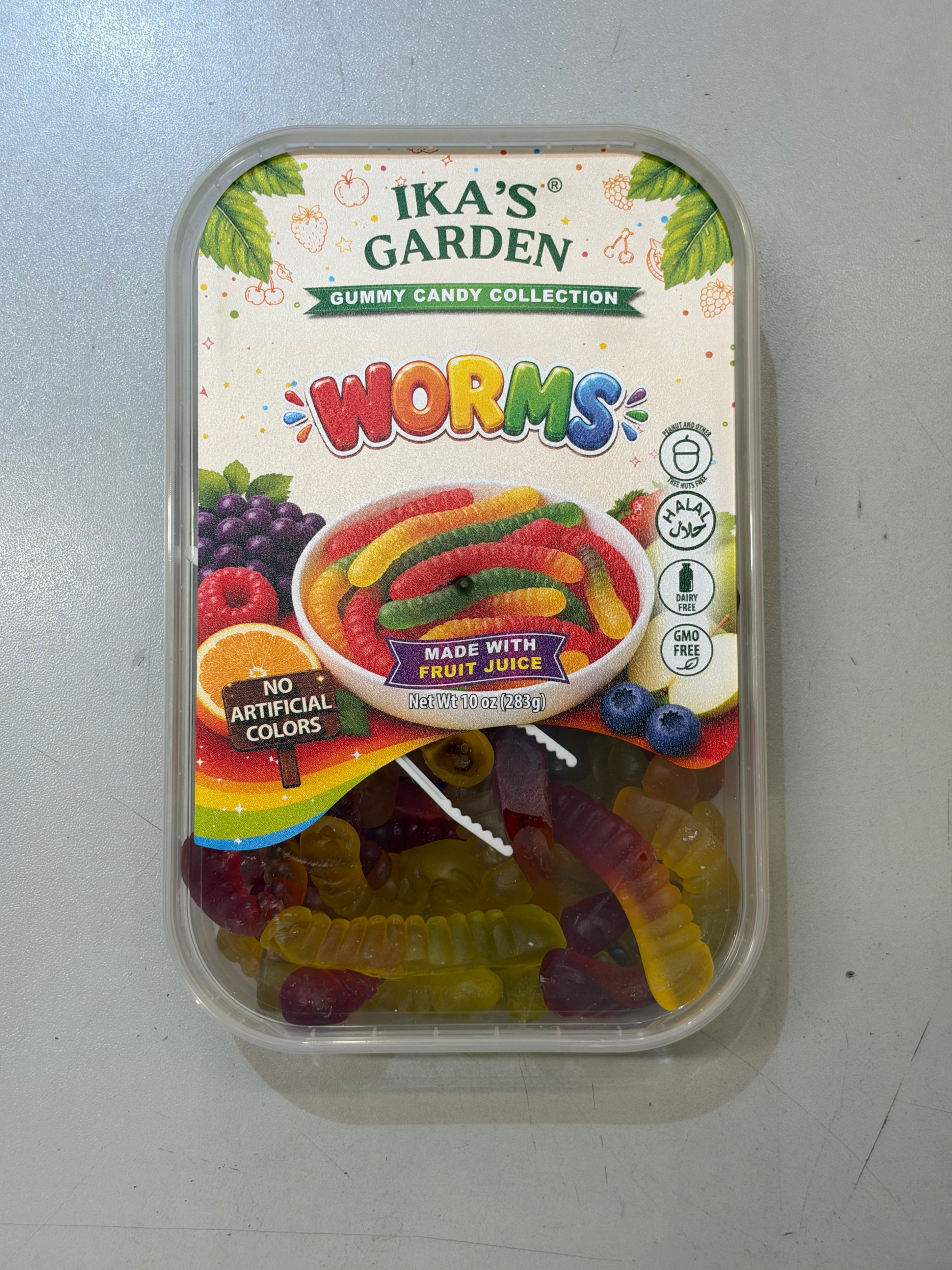 Ika’s Garden Gummy Worms (283g) (Gluten Free!)
