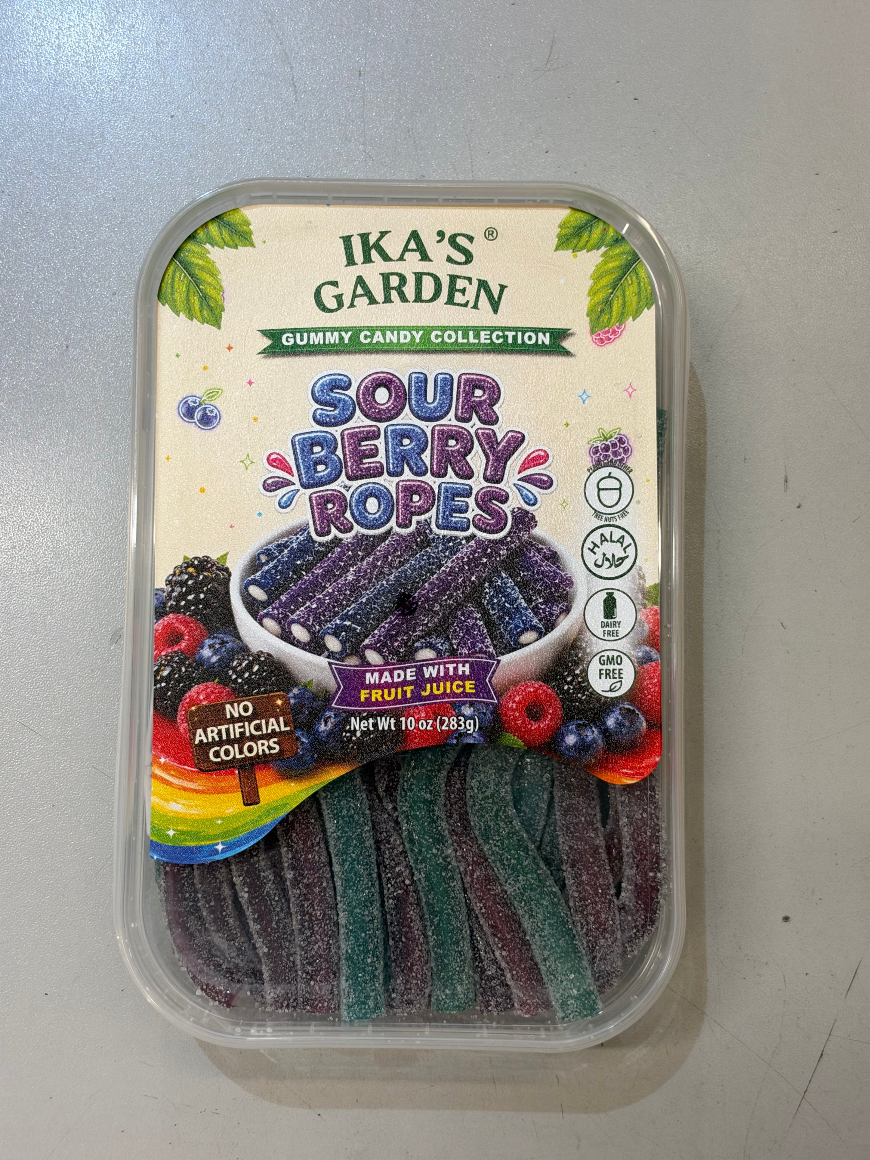 Ika’s Garden Sour Berry Ropes (283g) (Gluten Free!)