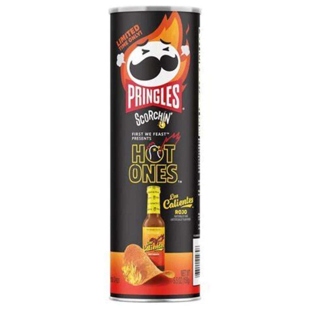 Pringles Hot Ones Los Calientes Barbacoa (5.5oz)