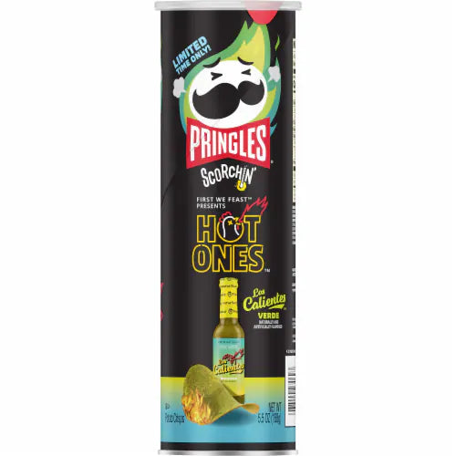Pringles Hot Ones Los Calientes Verde (5.5oz)