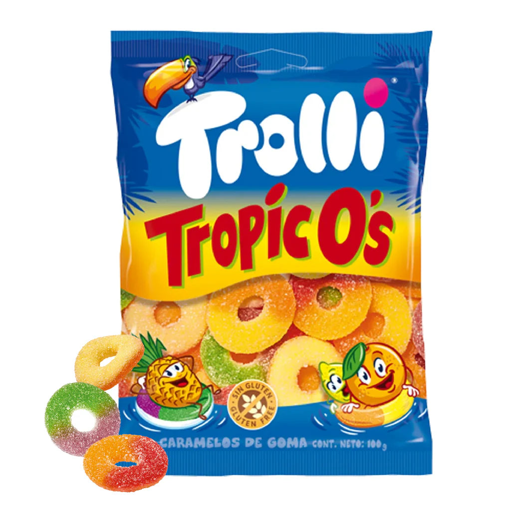 Trolli Tropic O’s (100g) Gluten Free!