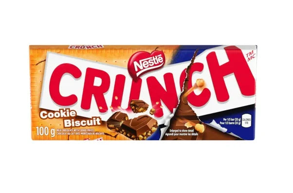 Nestle Crunch Bar Cookie Biscuit (100g)