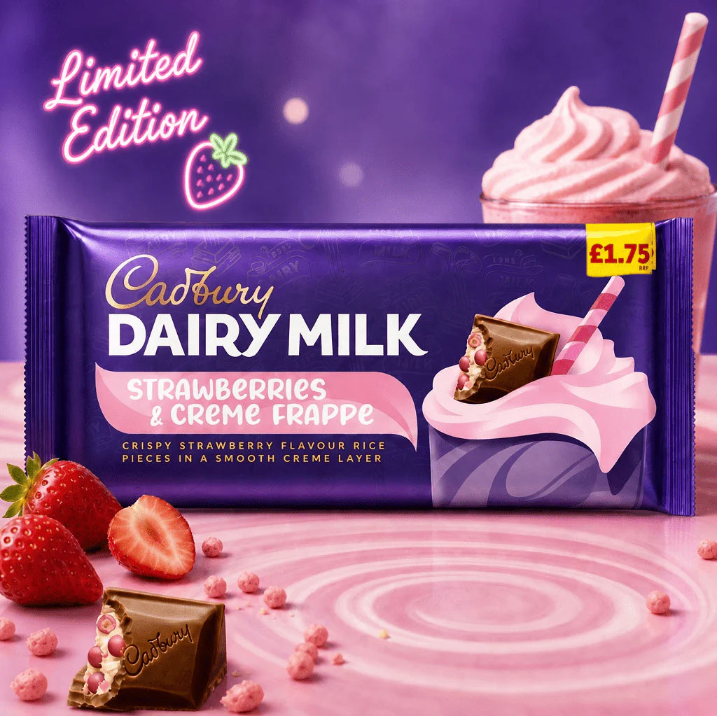 Cadbury Strawberries & Creme Frappe (115g)