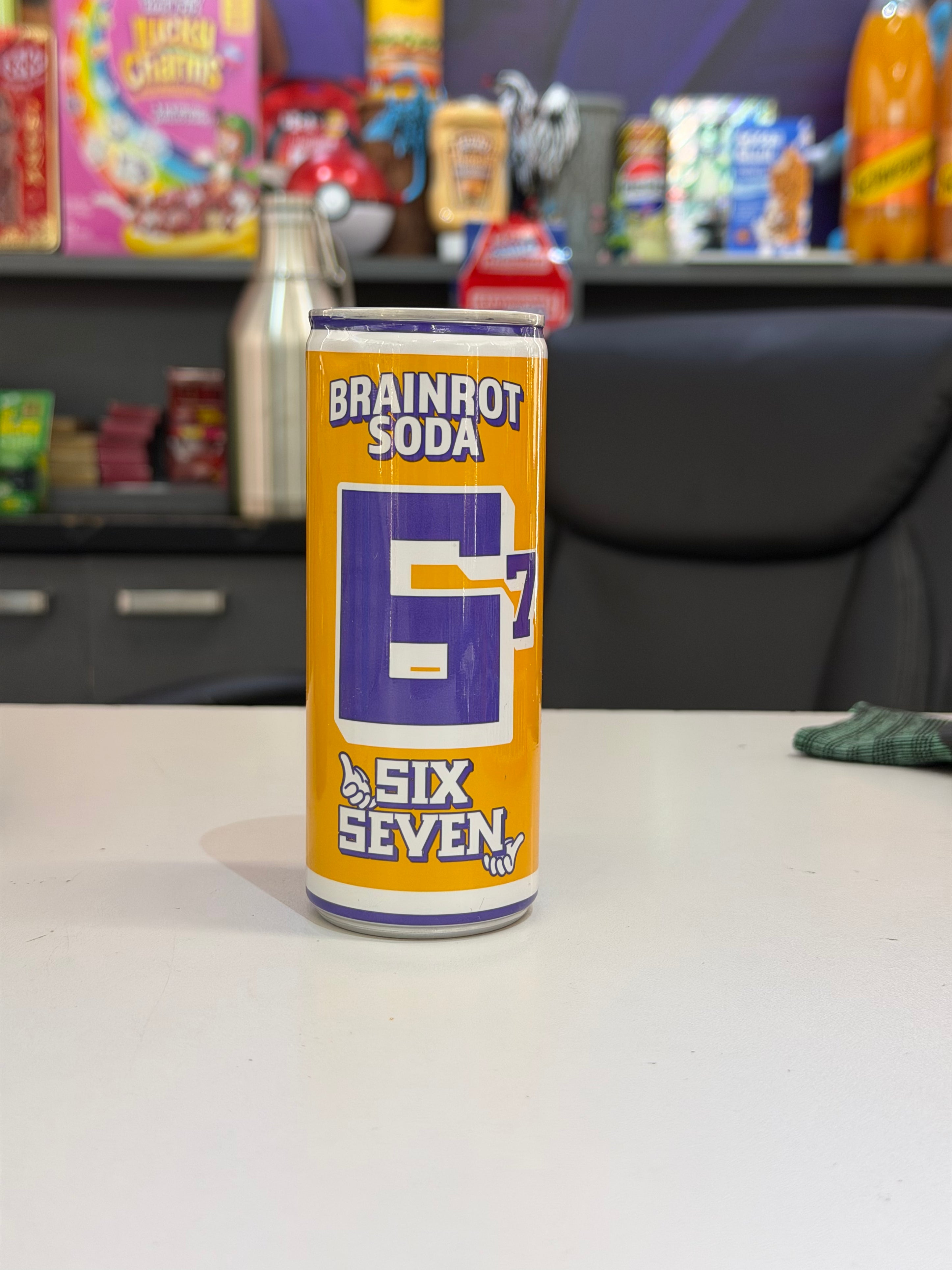 Brainrot 6 7 Soda Orange Zero Sugar (250ml)