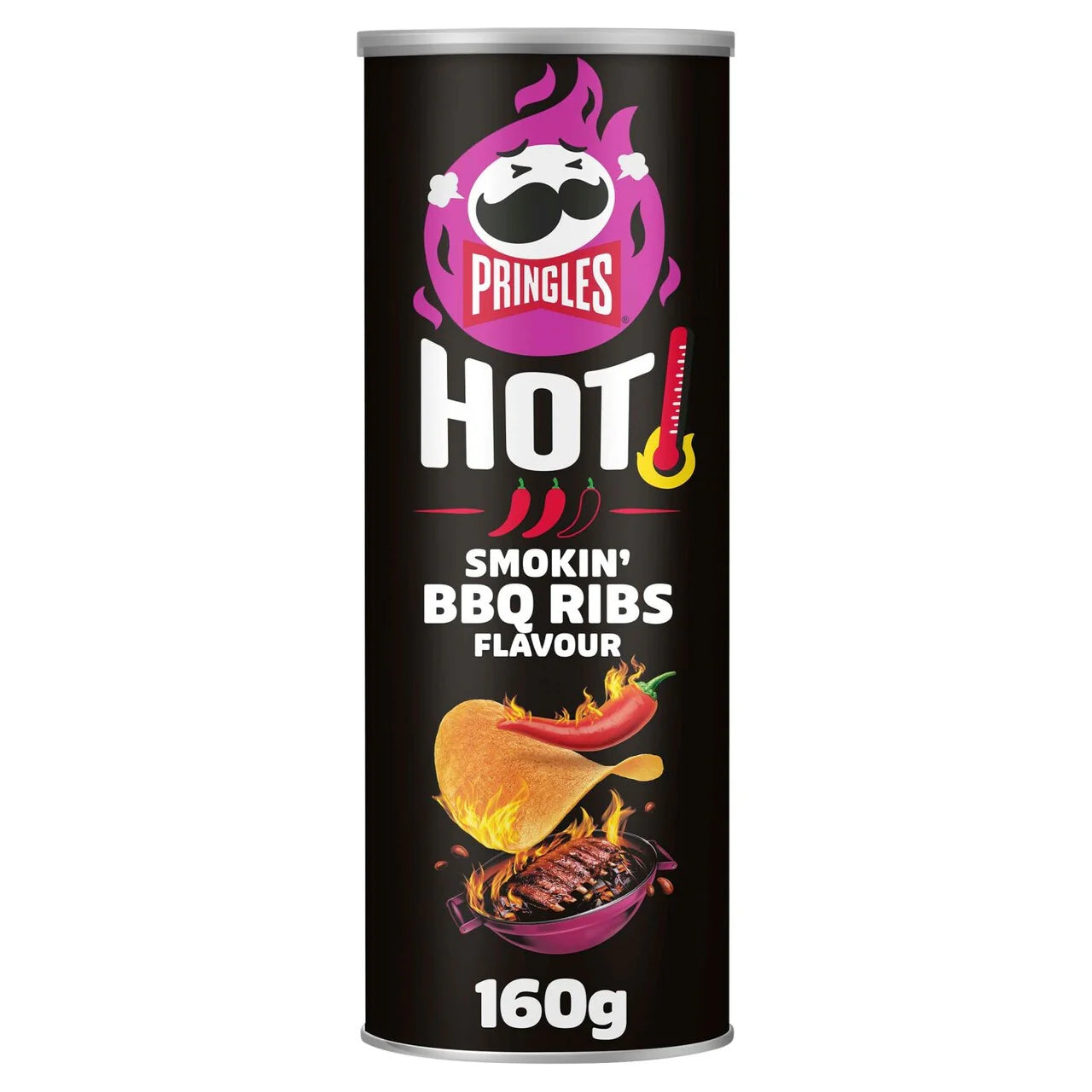 Pringles Smokin Hot BBQ Ribs (165g)