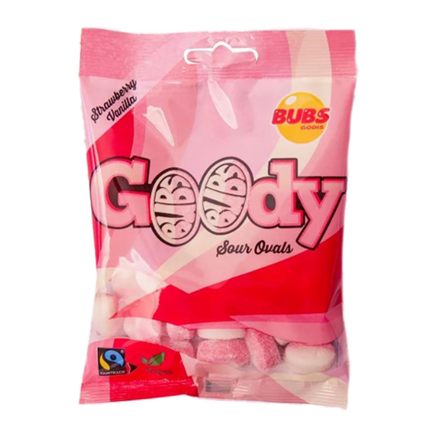 Swedish Candy Bubs Strawberry Vanilla (90g)