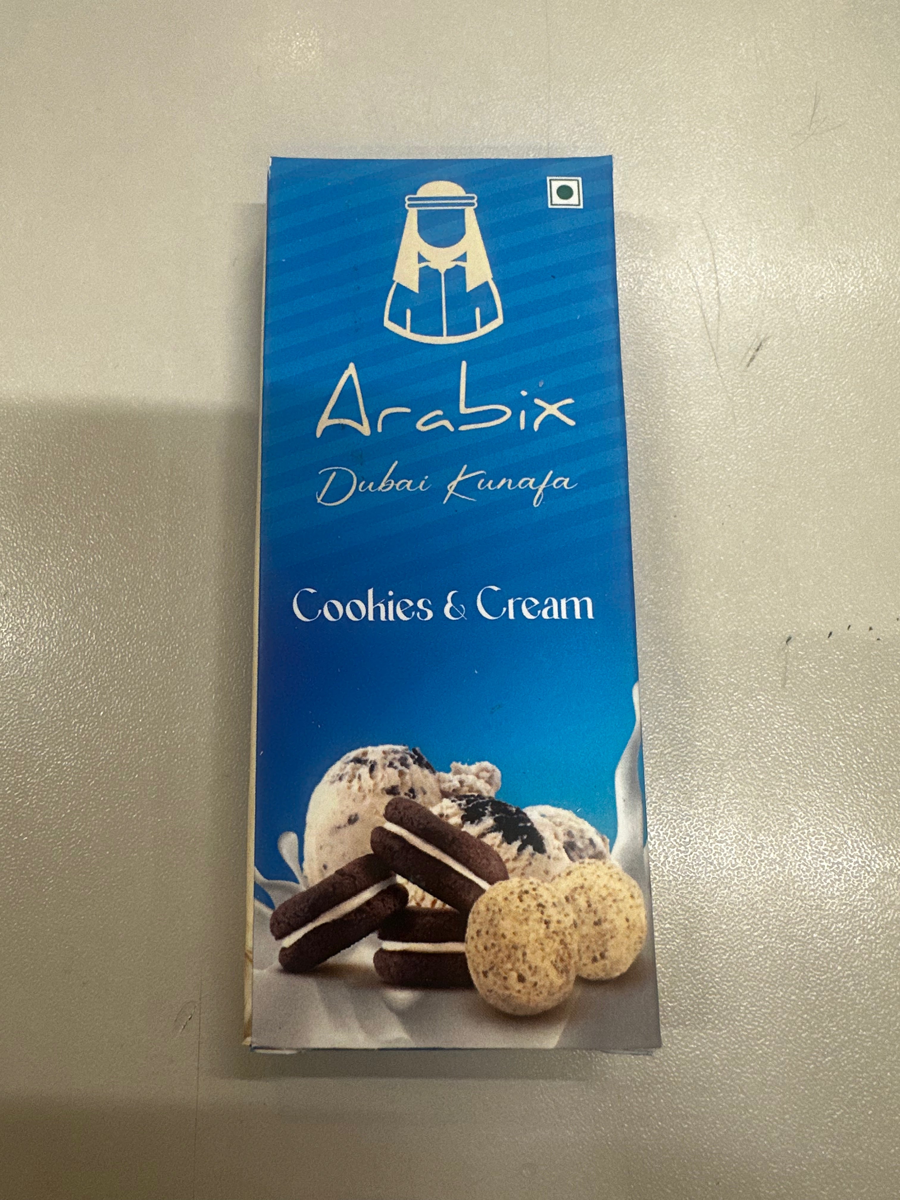 Dubai Chocolate Cookies and Cream (82g) (India Made)