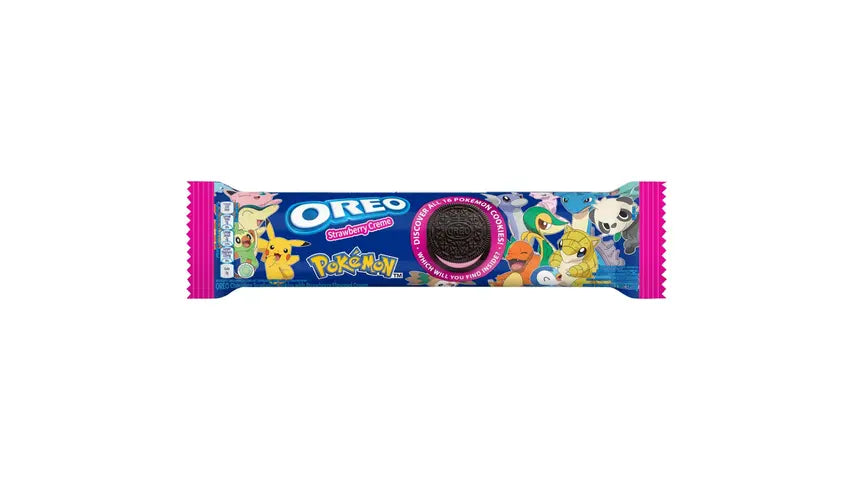 Pokemon Oreo Strawberry Cream 1 Roll! (120g)