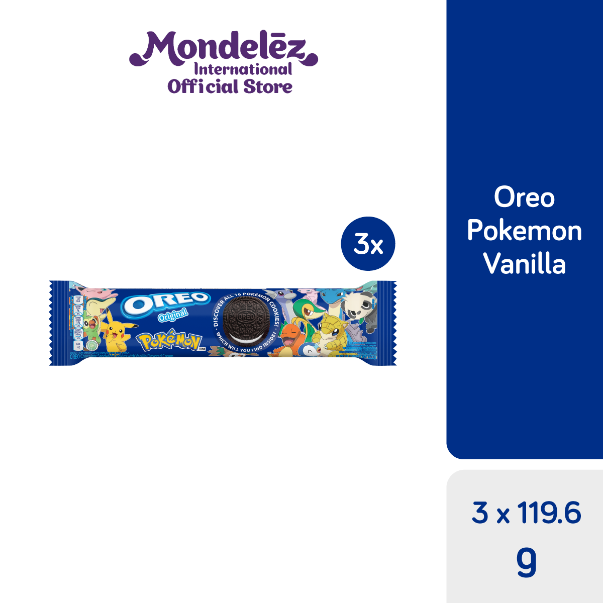 Pokemon Oreo Original Flavor 1 Roll!!! (120g)