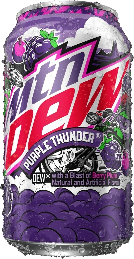 Mountain Dew Purple Thunder Can (12oz)