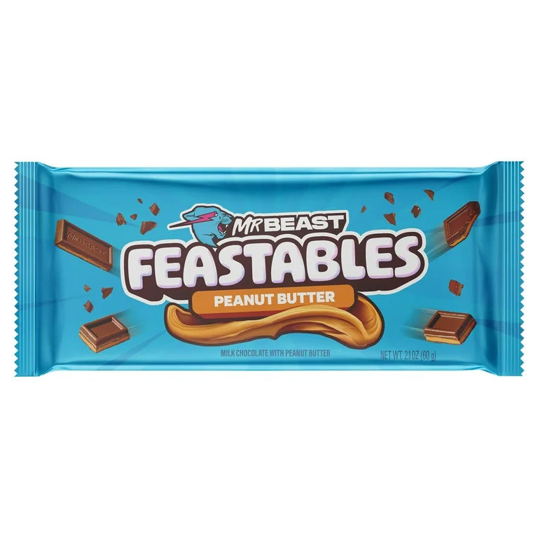 Feastables Mr Beast Bar Peanut Butter (60g)