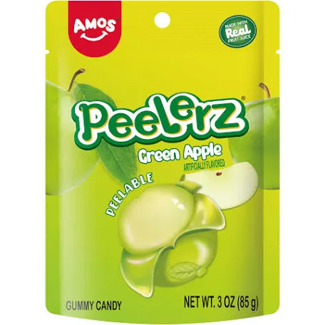 Amos Peelerz Green Apple Gummies (3oz)