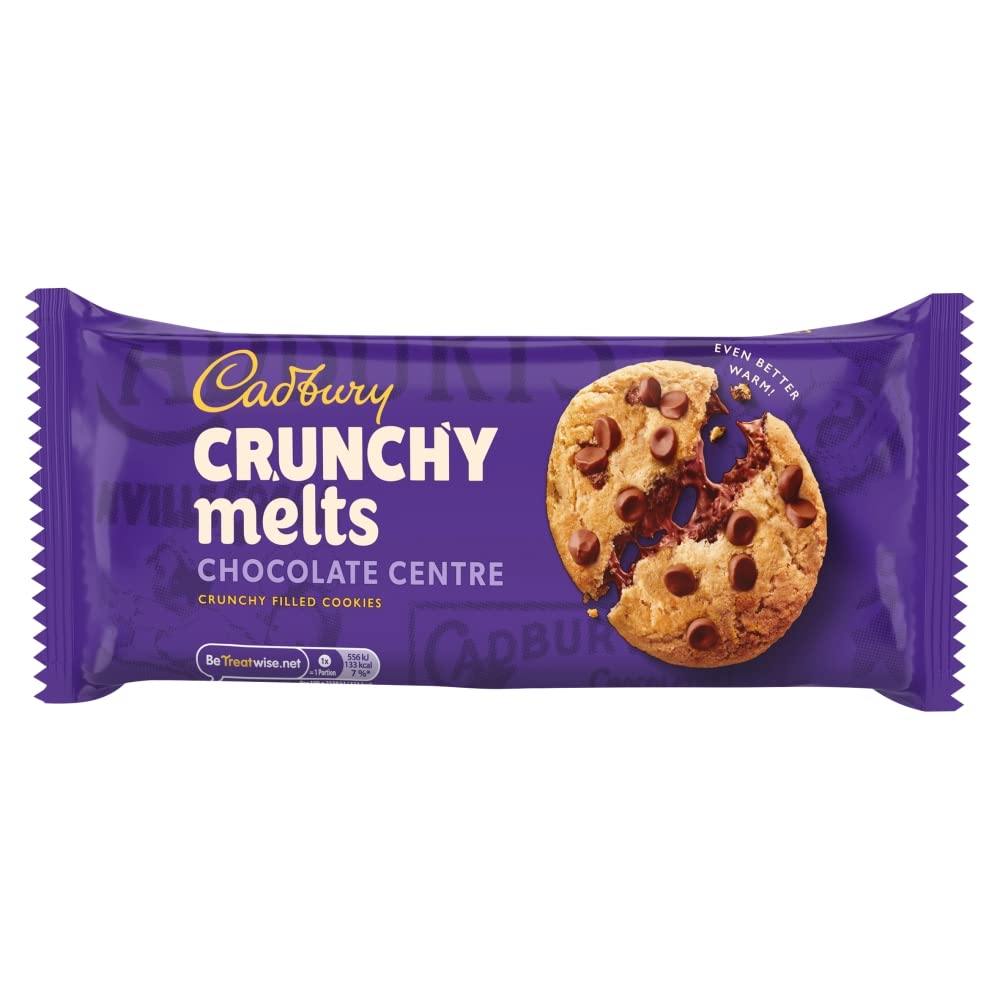 Cadbury Crunchy Melts Chocolate Centre Cookies (156g)