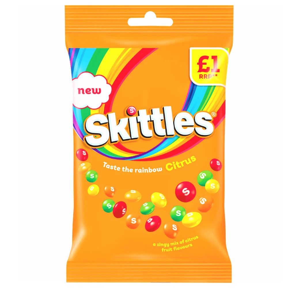 Skittles Citrus (109g) NO Red 40!