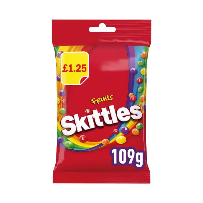 Skittles Fruits (109g) NO Red 40! (Vegan)
