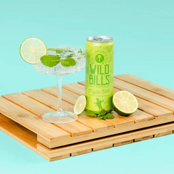 Wild Bills Mojito Cane Sugar Soda (12oz) Caffeine Free!
