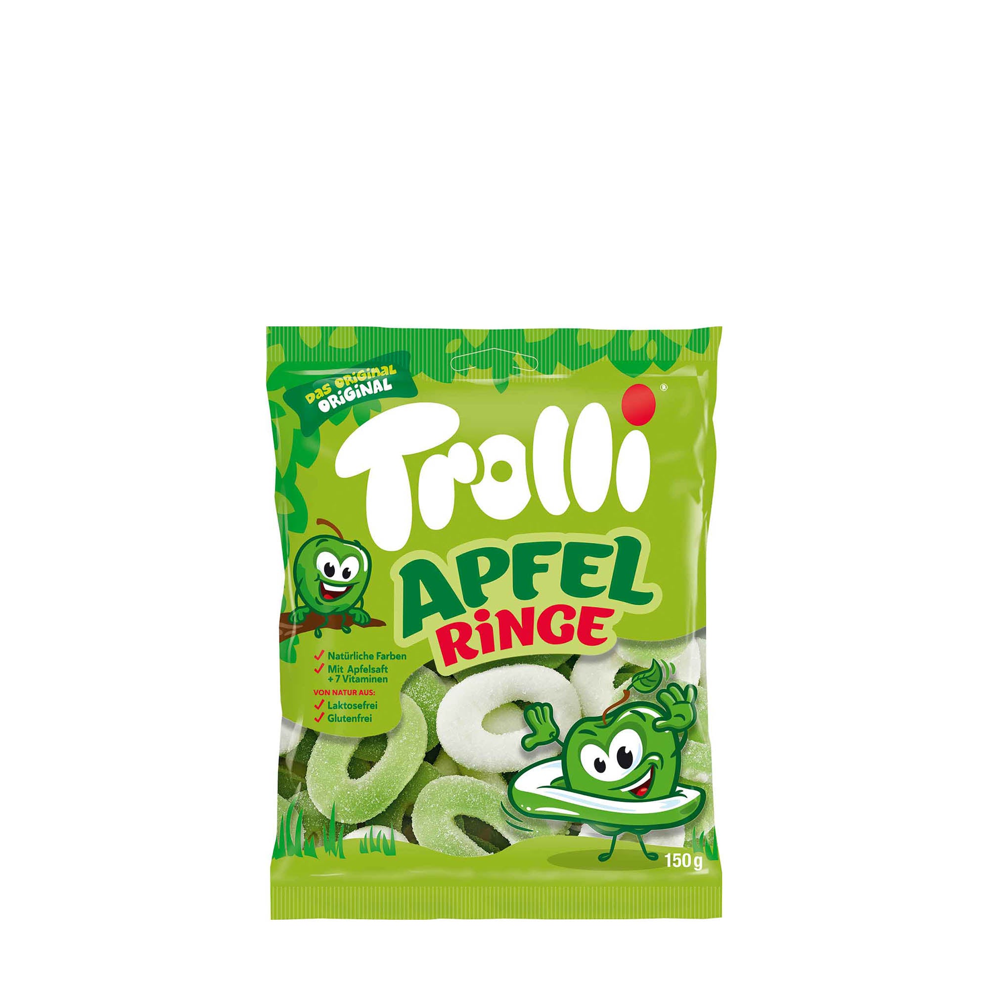 Trolli Apfel Ringe (150g) Green Apple Flavor! GLUTEN FREE!