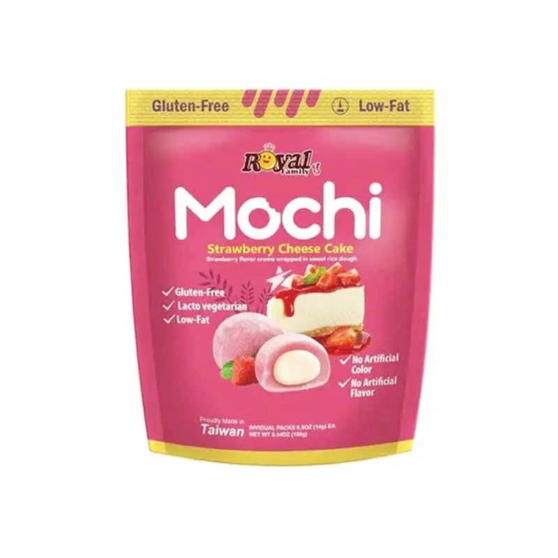 Royal Mochi Strawberry Cheesecake