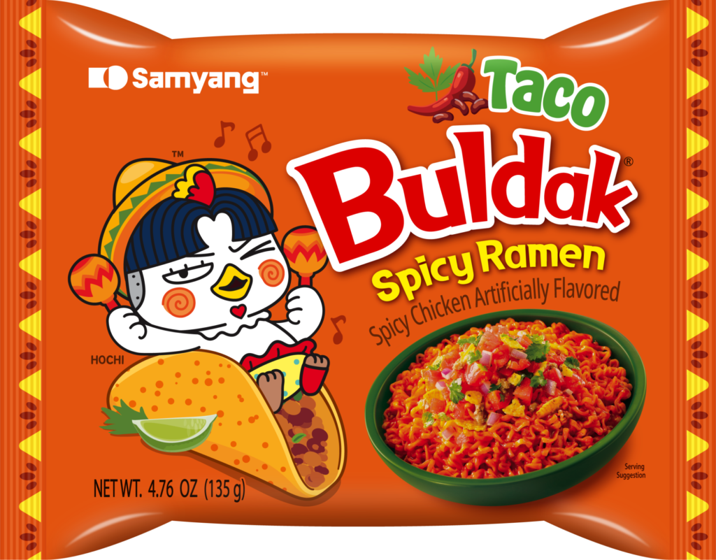 Buldak Ramen Taco Flavor NEW!