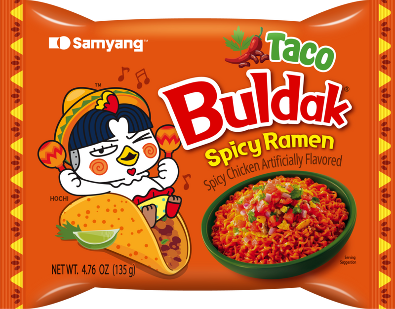Buldak Ramen Taco Flavor NEW!