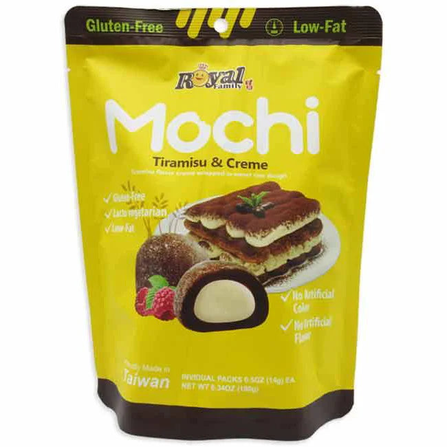 Royal Mochi Tiramisu Cream (12 Pieces)