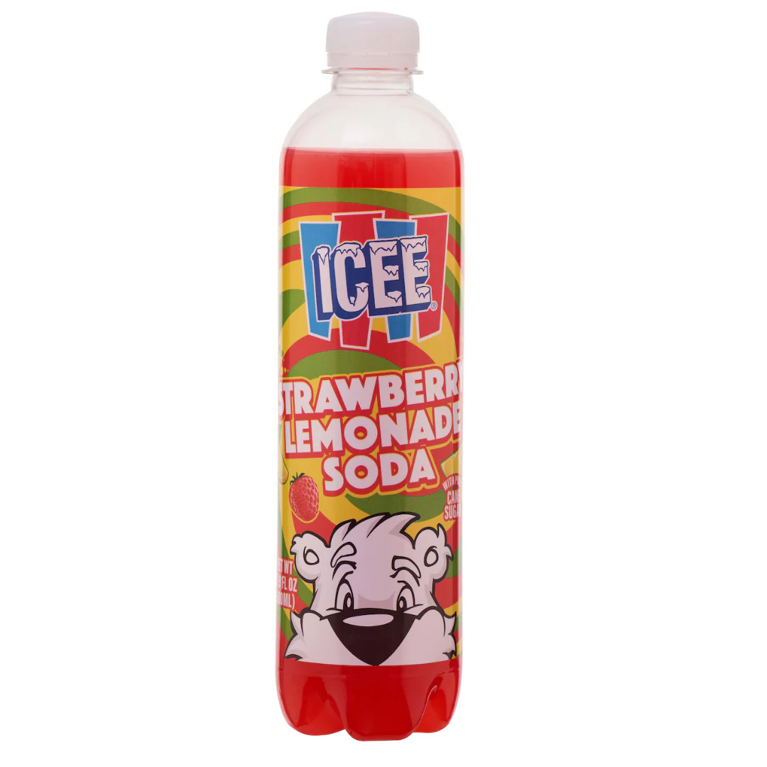 Icee Strawberry Lemonade Soda with Cane Sugar (16.9oz)