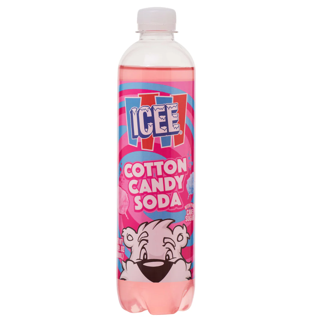 Icee Cotton Candy Soda with Cane Sugar (16.9oz)